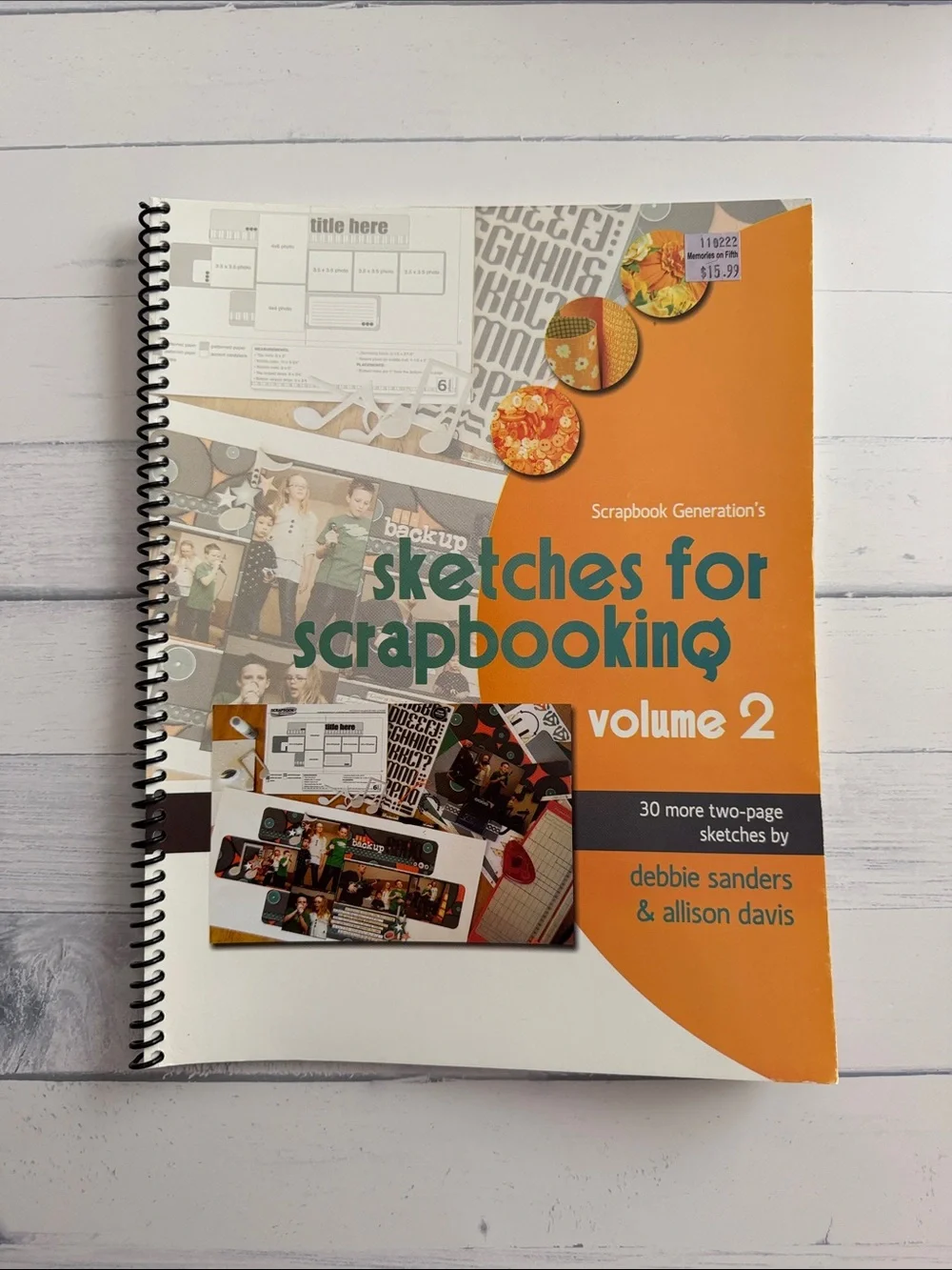 Sketches for Scrapbooking Volumes 1-8 Complete Set Spiral Bound Layout Idea Book
